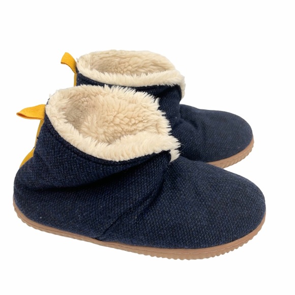 Dearfoam Faux Fur Lined Warm Up Bootie Slippers Size Medium 9-10 - Picture 9 of 10